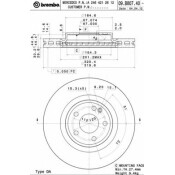 Диск тормозной Brembo вентилируемый, арт. 09B80741