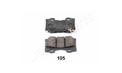 Колодки тормозные дисковые Japan Parts, задние, комплект на ось (4 шт), арт. PP-105AF