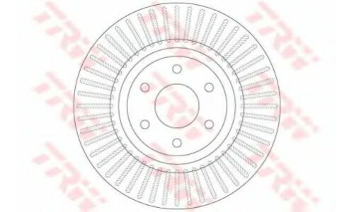 Диск тормозной TRW, передний, арт. DF6425