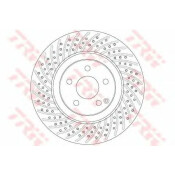 Диск тормозной TRW, передний, арт. DF6433S