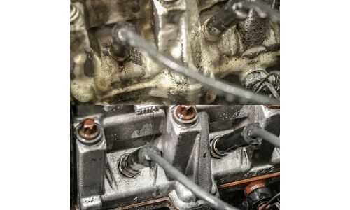 Очиститель двигателя Lavr Oil Stains Motor Cleaner, от масляных загрязнений, бутылка с триггером 500мл, арт. Ln1503