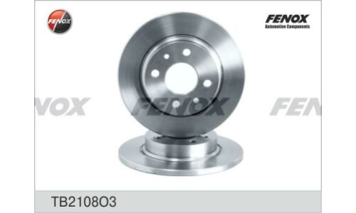 Диск тормозной Fenox, передний/задний, правый/левый, 1 шт, арт. TB2108O3