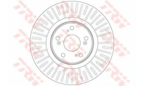 Диск тормозной | перед TRW, арт. DF6437