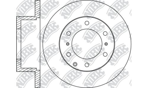 Диск тормозной NiBK, арт. RN1119