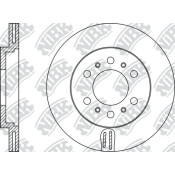 Диск тормозной NiBK, арт. RN1217