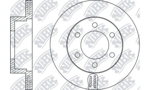 Диск тормозной NiBK, арт. RN1249