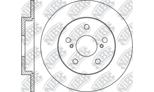 Диск тормозной NiBK, арт. RN1352