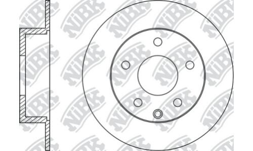 Диск тормозной NiBK, арт. RN1402