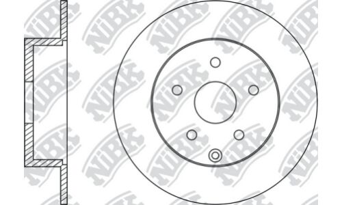 Диск тормозной NiBK, арт. RN1440