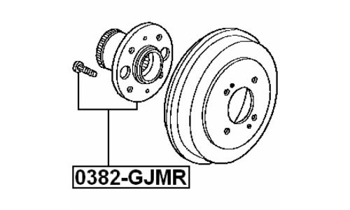 Ступица колеса Febest, арт. 0382-GJMR
