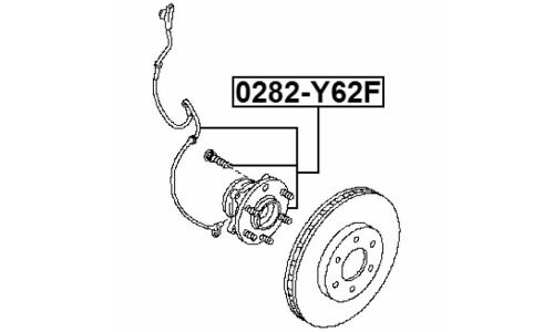 Ступица колеса Febest, арт. 0282-Y62F