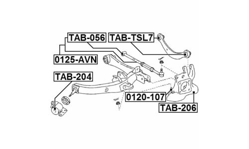 Опора шаровая Febest, арт. 0120-107
