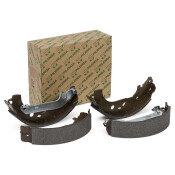 Колодки тормозные барабанные Pilenga стояночного тормоза, комплект на ось (4 шт), арт. BS-P 8690 N