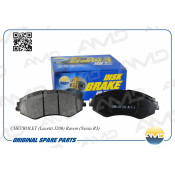 Колодки тормозные дисковые AMD, передние, комплект на ось (4 шт), арт. AMD.BF176