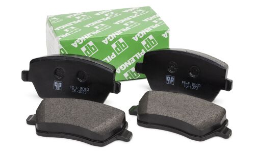 Колодки тормозные дисковые Pilenga, передние, комплект на ось (4 шт), арт. FD-P 8010