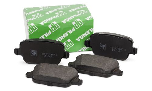 Колодки тормозные дисковые Pilenga, задние, комплект на ось (4 шт), арт. FD-P 9960 S