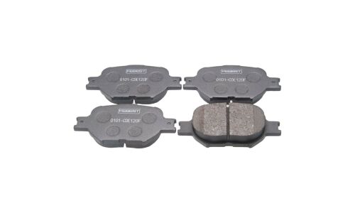 Колодки тормозные дисковые Febest, передние, комплект на ось (4 шт), арт. 0101-CDE120F