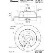 Диск тормозной Brembo, арт. 08B60510