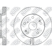 Диск тормозной NiBK, арт. RN1413