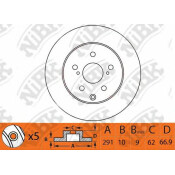 Диск тормозной NIBK Диск тормозной NIBK