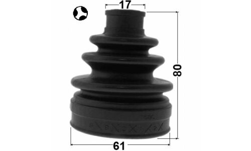 Пыльник ШРУСа Febest, арт. 0215-T31RT