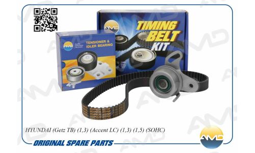 Комплект ремня ГРМ AMD, арт. AMD.KITBR3