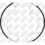 Колодки тормозные барабанные NiBK, комплект на ось (4 шт), арт. FN2313