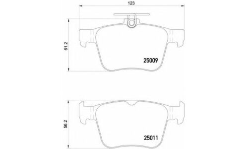 Колодки тормозные Brembo дисковые, арт. P85124