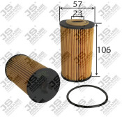 Фильтр масляный элемент JS Asakashi, арт. OE0067