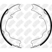 Колодки тормозные барабанные NiBK, комплект на ось (4 шт), арт. FN0569