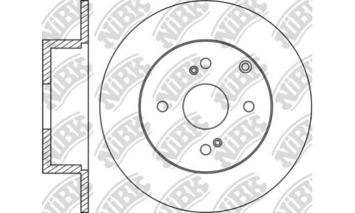 Диск тормозной NiBK, арт. RN1190