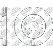 Диск тормозной NiBK, арт. RN1501