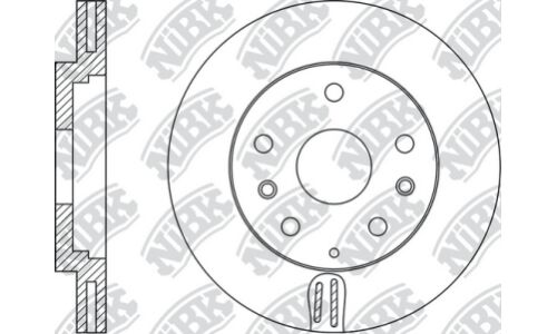Диск тормозной NiBK, арт. RN1503