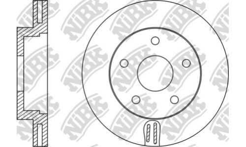 Диск тормозной NiBK, арт. RN1532