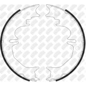 Колодки тормозные барабанные NiBK, комплект на ось (4 шт), арт. FN0642
