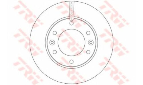Диск тормозной | перед TRW, арт. DF6446