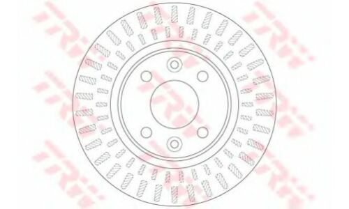 Диск тормозной TRW, передний, арт. DF6534
