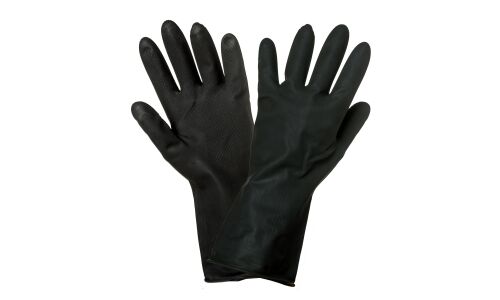 Перчатки латексные Airline, защитные, от агрессивных жидкостей, размер L, пара, арт. AWG-LS-10