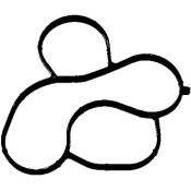 Прокладка водяного насоса Elring, арт. 249.150