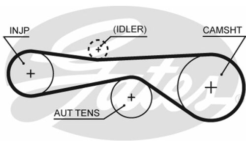 Ремень ГРМ Gates, арт. 5676XS