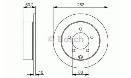 Диск тормозной | зад Bosch, арт. 0 986 479 A41