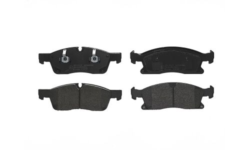 Колодки тормозные дисковые Brembo, комплект на ось (4 шт), арт. P50109