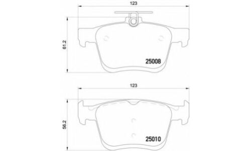 Колодки тормозные Brembo дисковые, арт. P85125