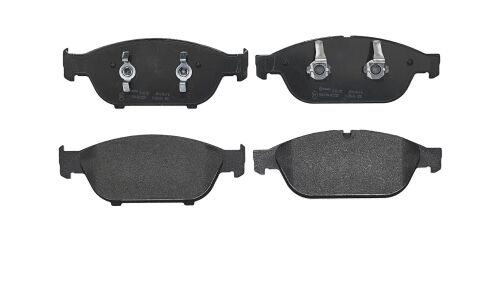 Колодки тормозные дисковые Brembo, комплект на ось (4 шт), арт. P85127