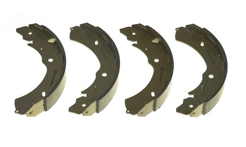 Колодки тормозные барабанные Brembo, комплект на ось (4 шт), арт. S54523