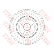 Диск тормозной TRW, передний, арт. DF6149S