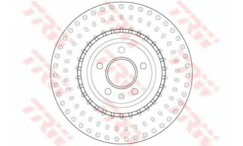 Диск тормозной TRW, передний, арт. DF6149S