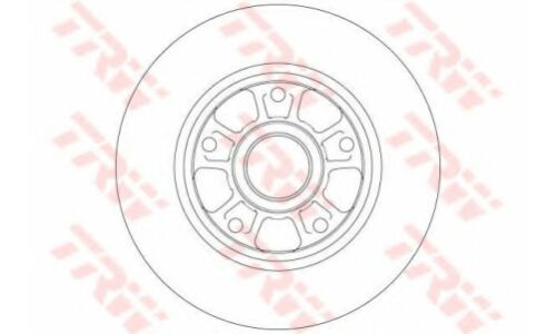 Диск тормозной TRW, задний, арт. DF6182