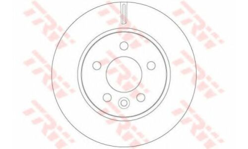 Диск тормозной TRW, передний, арт. DF6482