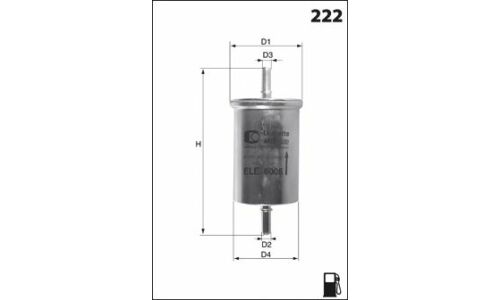 Фильтр топливный Mecafilter, арт. ELE6126